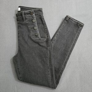 Loft Women 26/2P Admiral High-Rise Skinny Black Jeans